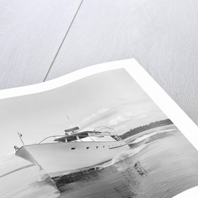 Bow of the Blue Heron Yacht by Anonymous