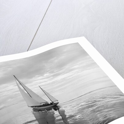 The Maruffa Sailboat in Calm Water by Anonymous