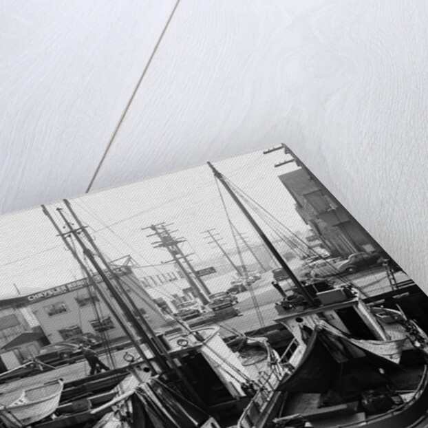 Fishing Boat Sitka and Others Moored at Seattle Docks by Corbis