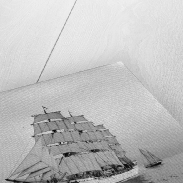 Danish Schooner Danmark by Anonymous