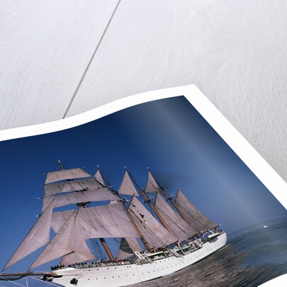 Sailing Ship Esmeralda in Puget Sound by Anonymous