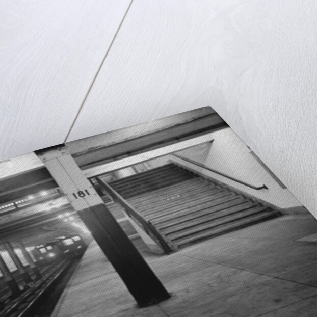 Empty Subway Station at 181st Street by Anonymous