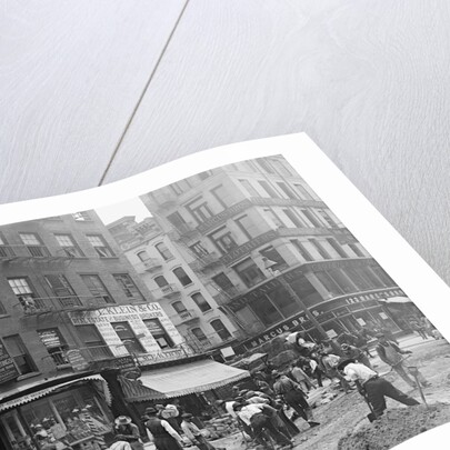 Men Working on Canal Street by Anonymous