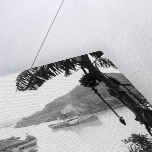 Ships in the Panama Canal by Anonymous