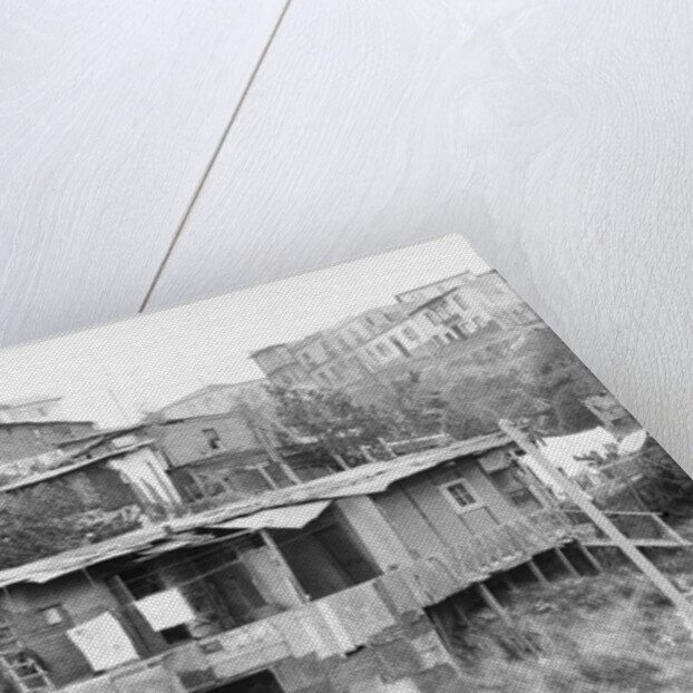 Shacks of Hillside Slum by Anonymous