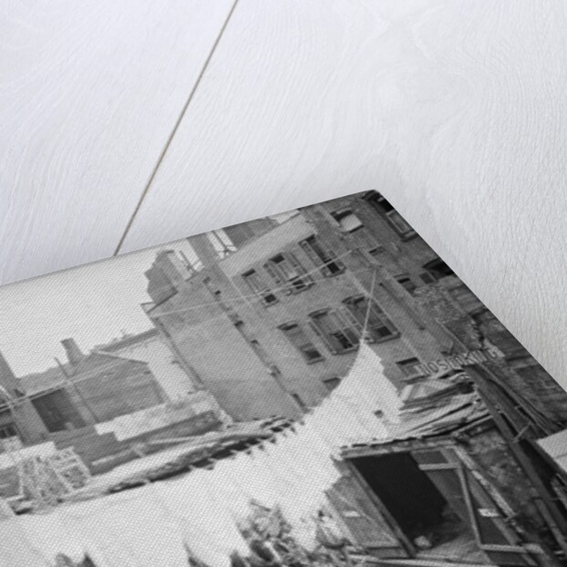 Clothesline and Tenements by Anonymous