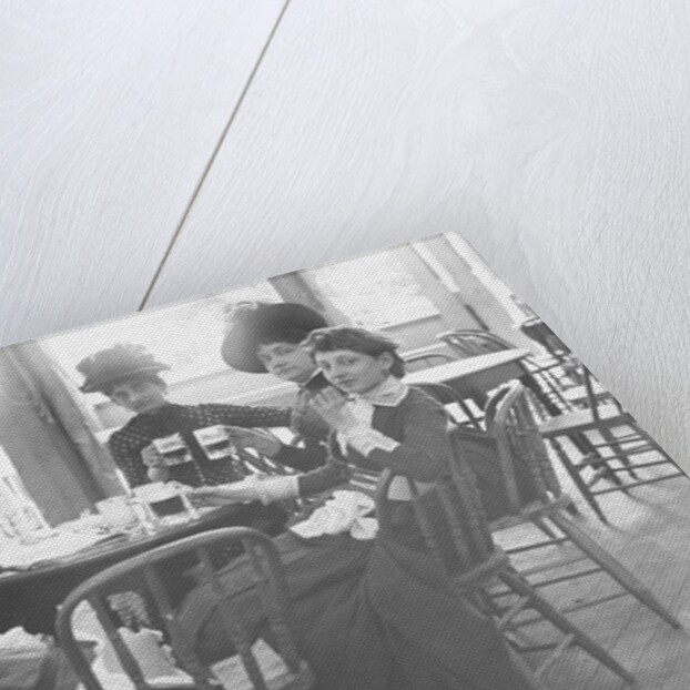 People Sitting with Drinks by Anonymous
