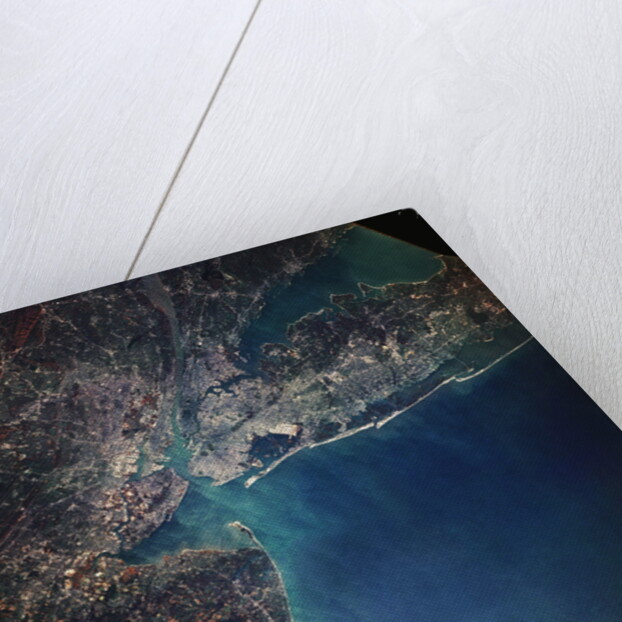 Orbital View of New York City and Long Island by Anonymous
