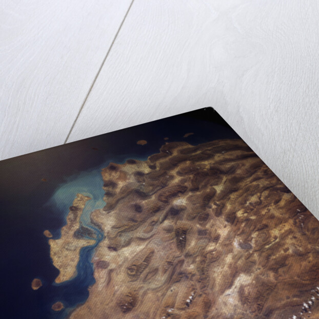 Zagros Mountains From Space by Anonymous