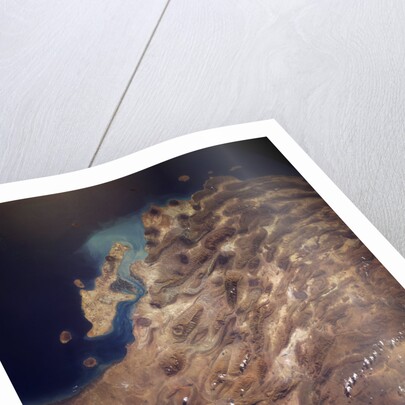 Zagros Mountains From Space by Anonymous