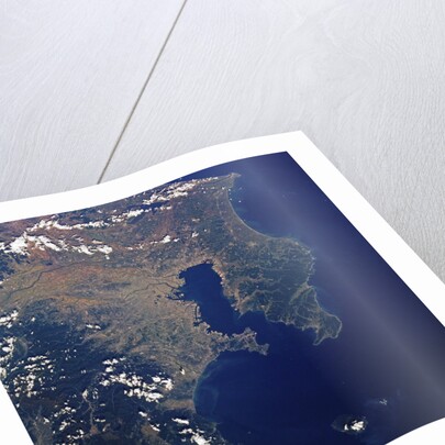 Tokyo Bay From Space by Anonymous
