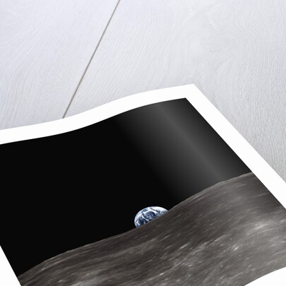 Earth Rising Above the Moon by Anonymous