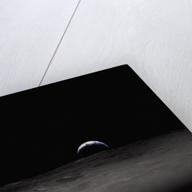 Earth Setting Behind the Moon by Anonymous