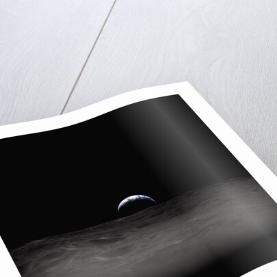 Earth Setting Behind the Moon by Anonymous