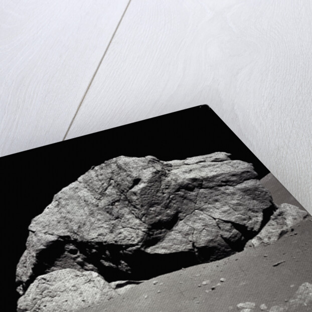 Large Rock on the Moon by Anonymous