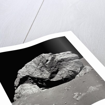 Large Rock on the Moon by Anonymous