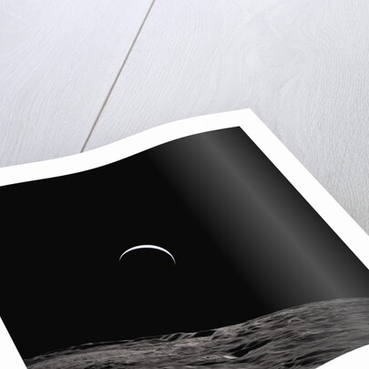 Earth Rising Above the Moon by Anonymous