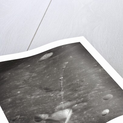 String of Craters on the Moon by Anonymous