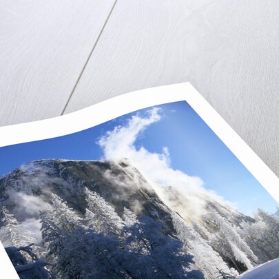 El Capitan and Merced River in Winter by Anonymous