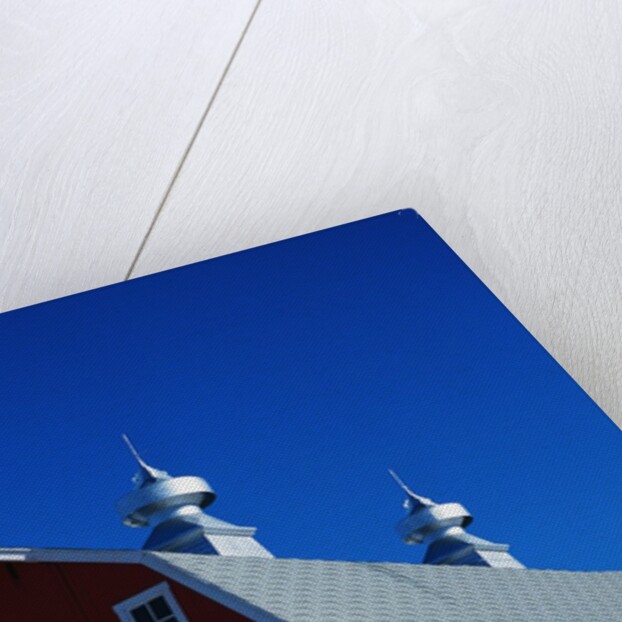 Roof on a Large Red Barn by Anonymous