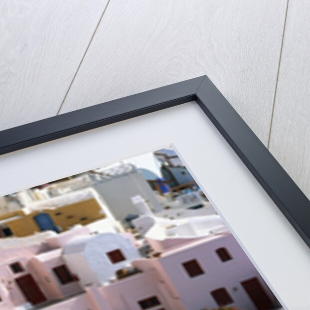 Hillside Buildings on Santorini by Anonymous