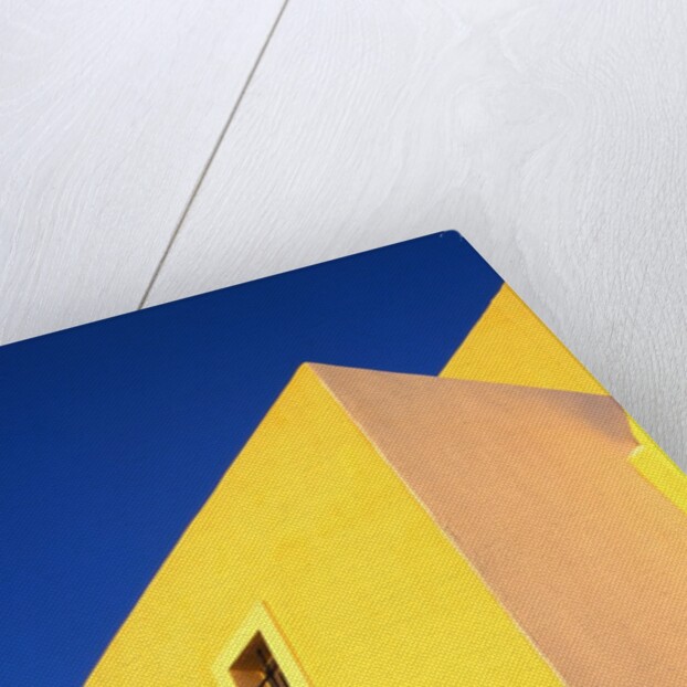 Yellow Building on Santorini by Anonymous