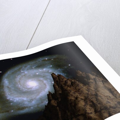 Whirlpool Galaxy by Anonymous