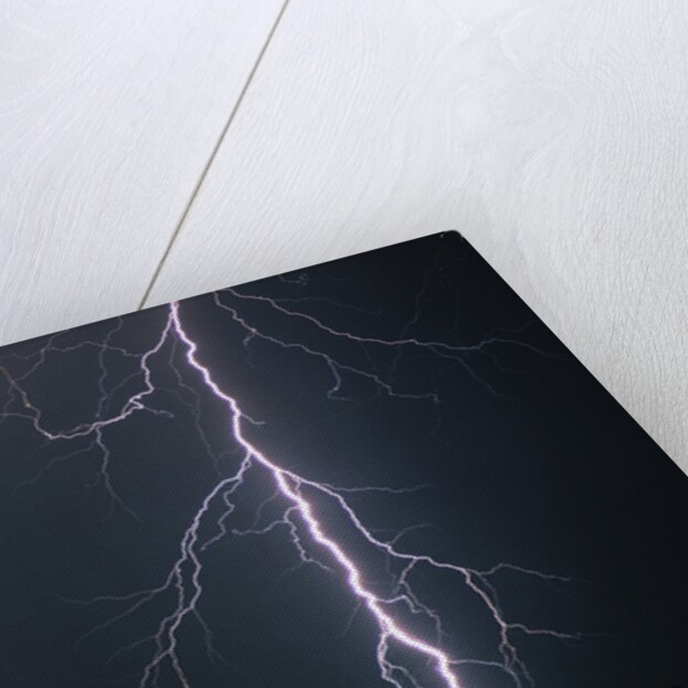Lightning from Brown Clouds by Anonymous