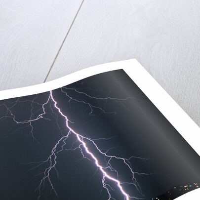 Lightning from Brown Clouds by Anonymous