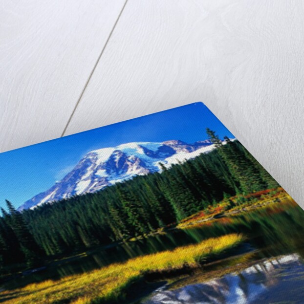 Mount Rainier and Reflection Lakes by Anonymous