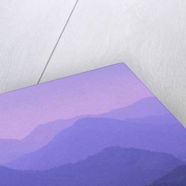 Mountains Disappearing into Mist by Anonymous