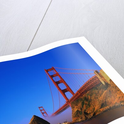 Fog Rolling Under Golden Gate Bridge by Anonymous