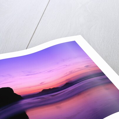 Rock Silhouetted at Twilight by Anonymous