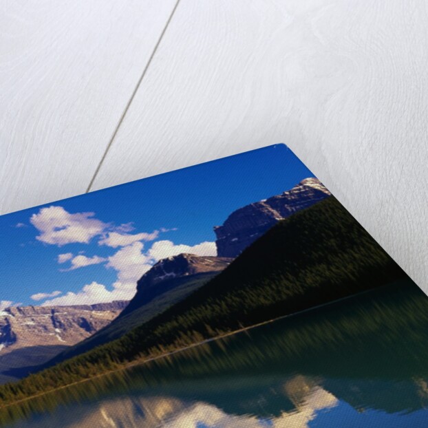 Mountains Reflecting in Lake by Anonymous