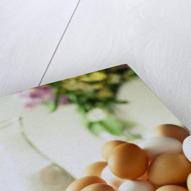Eggs in a Metal Basket by Anonymous