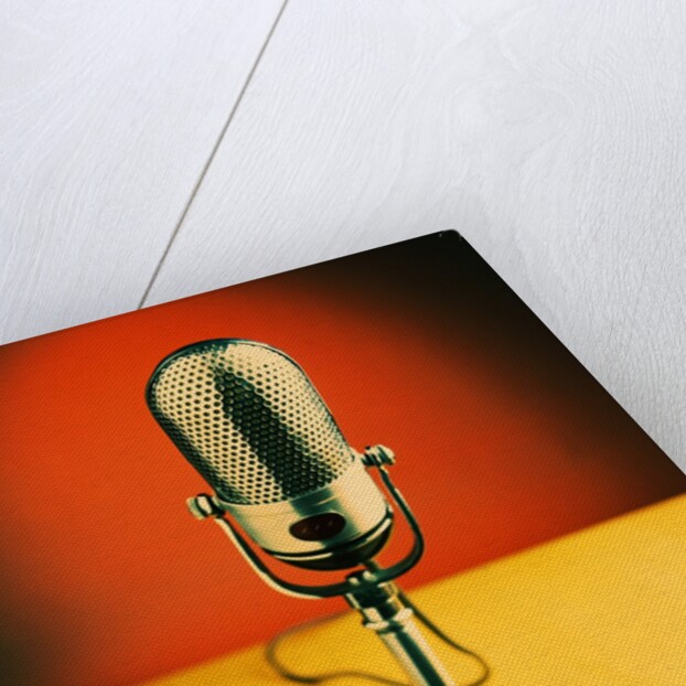 Vintage Microphone by Anonymous