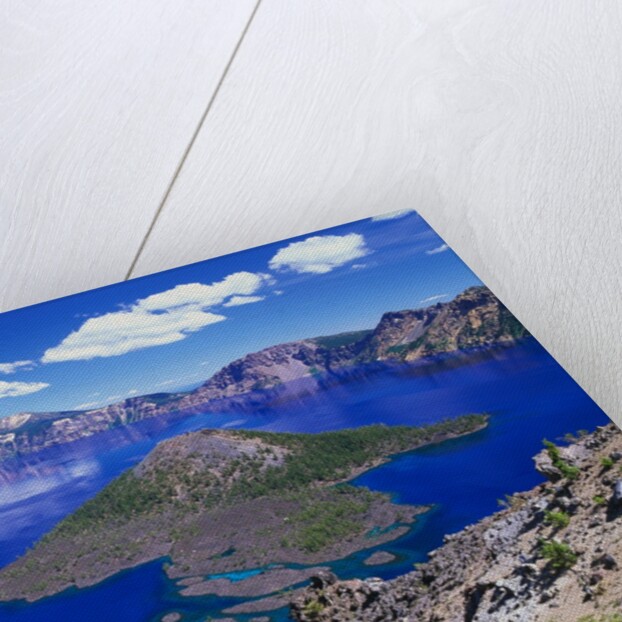 Wizard Island in Crater Lake by Anonymous