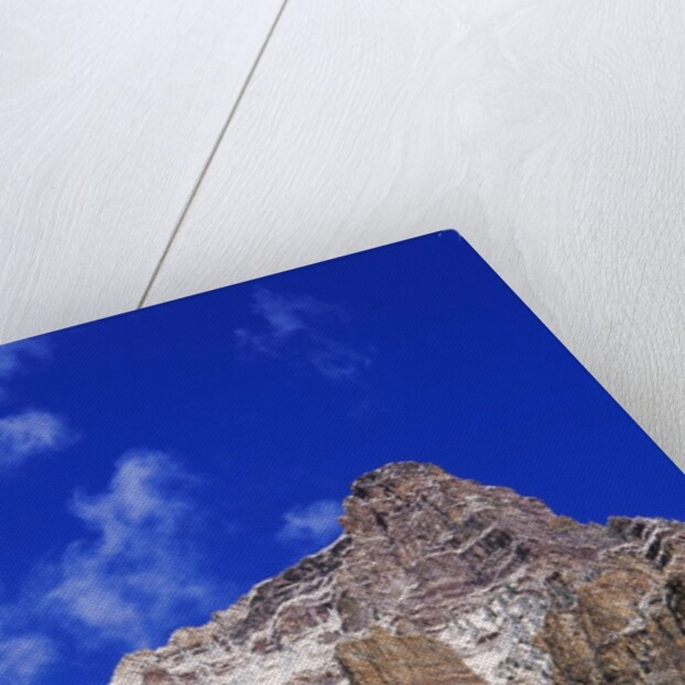 Fresh Snow on Mountain Peaks by Anonymous