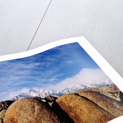 Rocky Landscape and Mountains by Anonymous