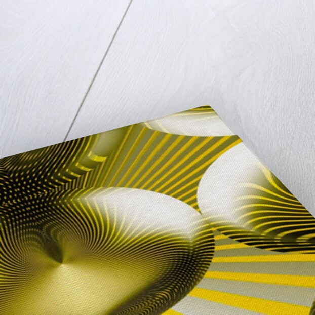 Yellow Lines and Ovals by Anonymous