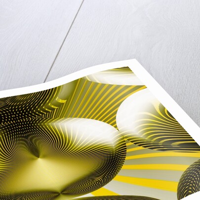 Yellow Lines and Ovals by Anonymous