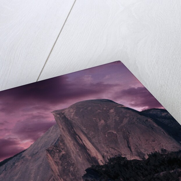 Purple Sky over Half Dome by Anonymous