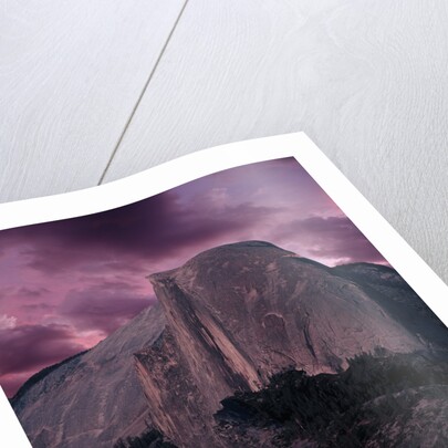 Purple Sky over Half Dome by Anonymous