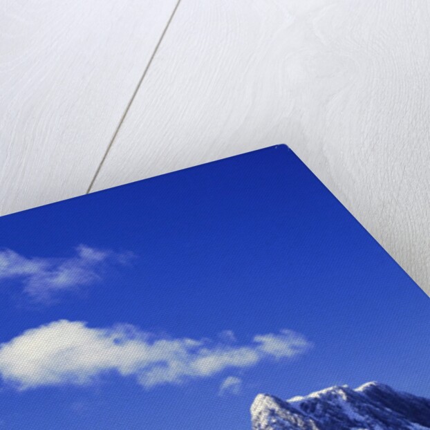 Snow Covered Mountain Peak by Anonymous