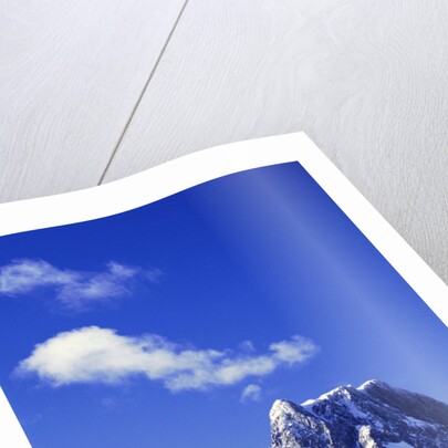Snow Covered Mountain Peak by Anonymous