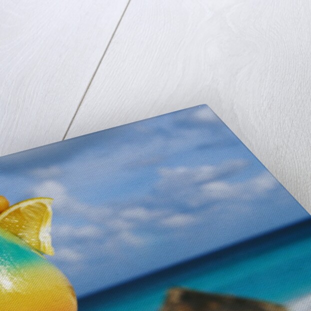 Tropical Drink Before Beach and Ocean by Anonymous
