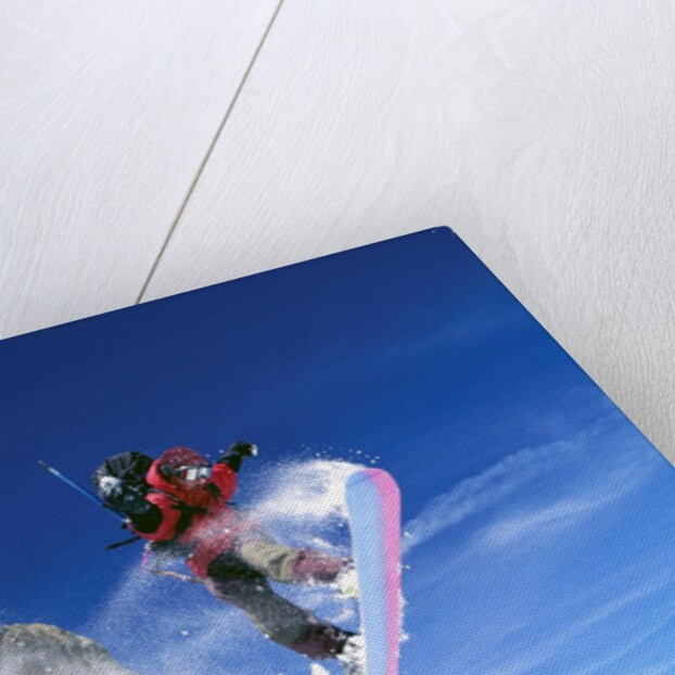 Snowboarder Performing Jump by Anonymous