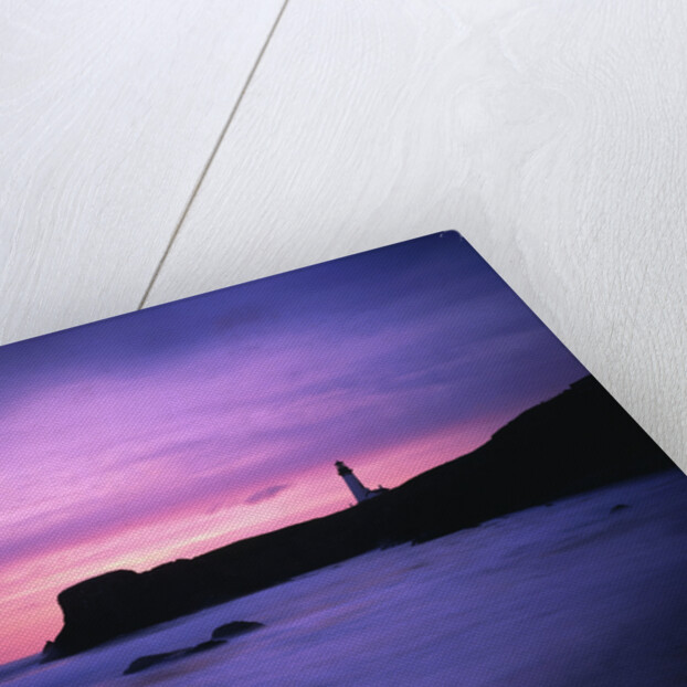 Yaquina Head Lighthouse at Sunset by Anonymous