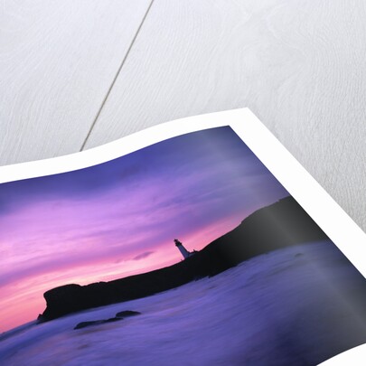 Yaquina Head Lighthouse at Sunset by Anonymous