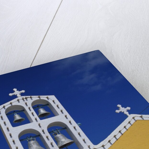Church Bell Tower on Thira in Greece by Anonymous